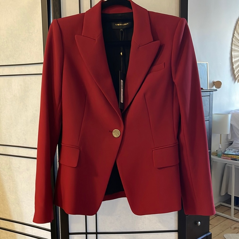 Kobi Halperin Red Blazer - size small NEVER WORN W/ TAGS